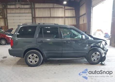 2004 Honda Pilot Ex-L из США, поврежденный, VIN 2HKYF185X4H517712